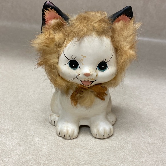 Kitschy vintage cat bank around 1950s - Picture 4 of 7